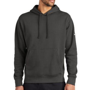 **SALE** NKDR1499 Nike Club Fleece Sleeve Swoosh Pullover Hoodie (Large)