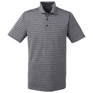 **SALE** PUMA Men's Black Golf Rotation Stripe Polo 597223 (Large)