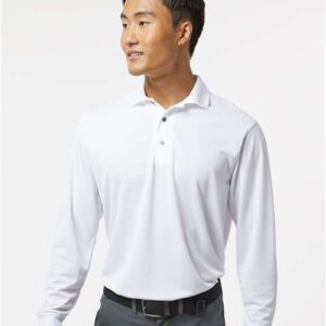 **SALE** Men's Prescott Long Sleeve Polo - 110 (Large)