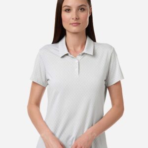 A717 Adidas Women's 4-Way Stretch Printed Polo