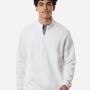 A721 Adidas Men's Elevated Fleece Quarter-Zip Pullover