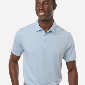 A2024 Adidas Men's Performance Textured Polo