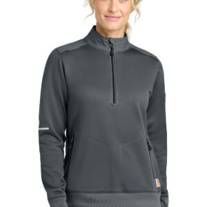 CTC82912 Carhartt® Women’s FLD & RSCU 1/2-Zip Mid-Layer